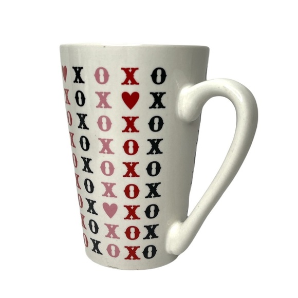 XOXO Coffee Expresso Tea Cup 5” Tall Porcelain‎ Mug Valentines Day NWOB - Picture 2 of 5